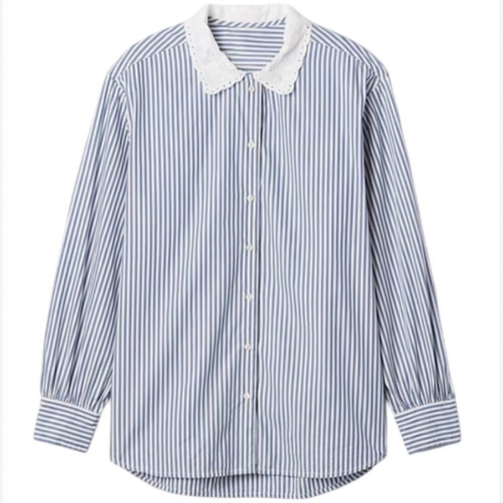 GAP x DOEN Organic Cotton Eyelet Big Shirt
NWT